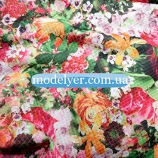 Ткань Дайвинг стеганый принт